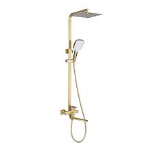 Душевая система Prohanss P30.24.03, сатин золотой