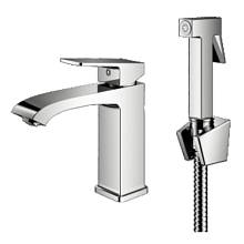 Смеситель для раковины с гигиеническим душем Prohanss P60.12, хром